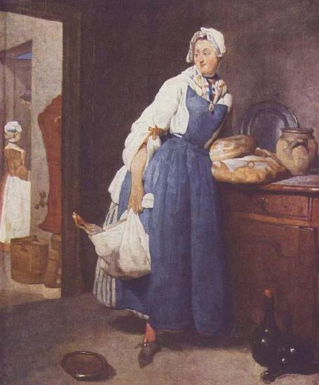 Jean Simeon Chardin Die Besorgerin oil painting picture